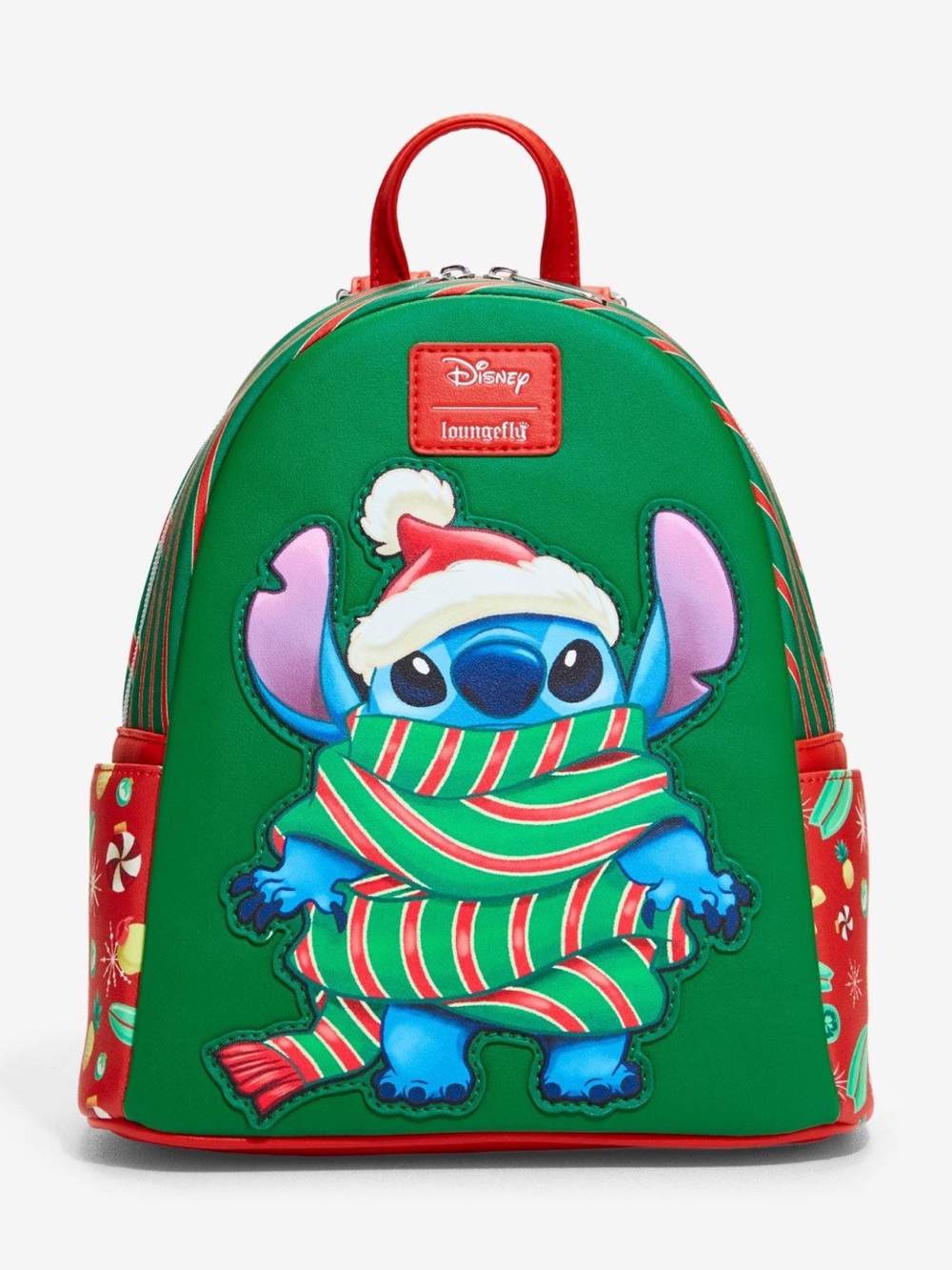 Loungefly Disney Christmas Lilo & Stitch Backpack